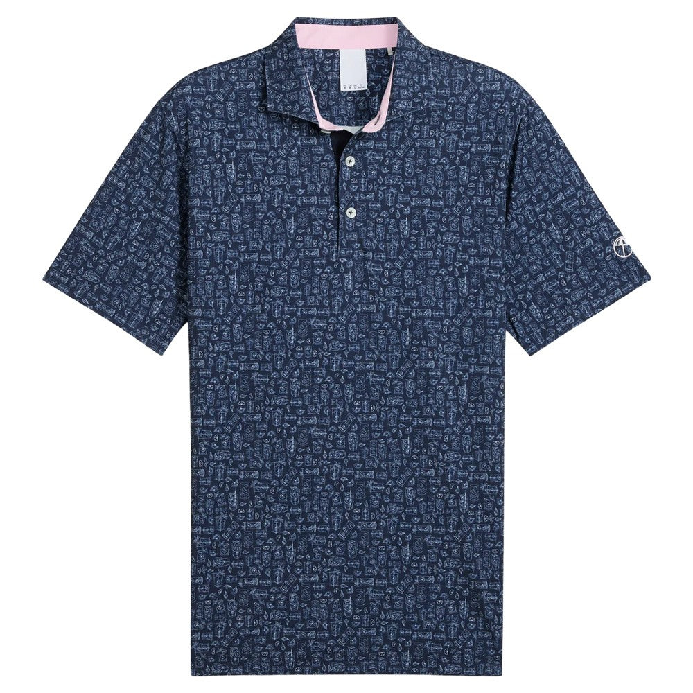 PUMA AP Sketch Golf Polo Deep Navy/Peaceful Blue - SS25 Men
