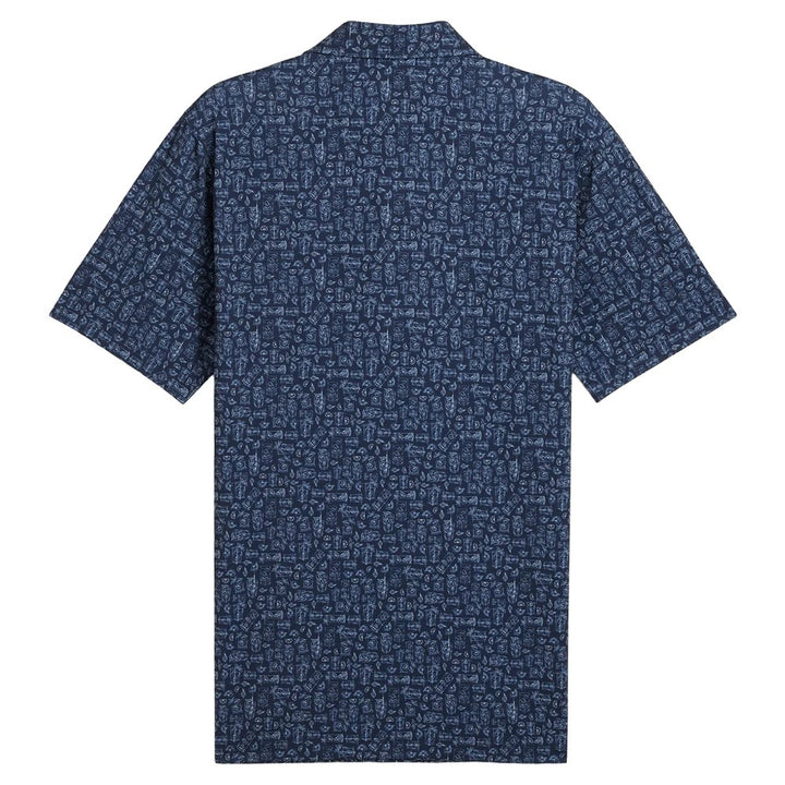 PUMA AP Sketch Golf Polo Deep Navy/Peaceful Blue - SS25 Men