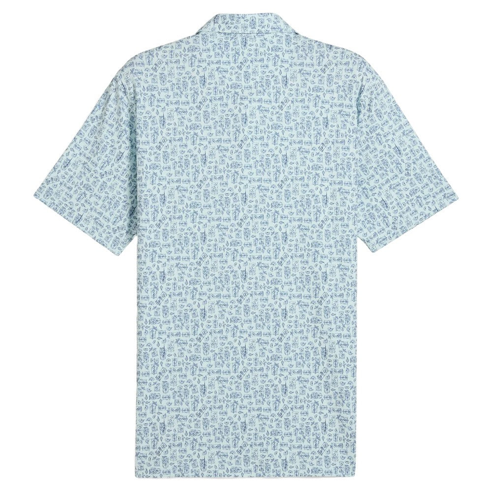 PUMA AP Sketch Golf Polo Peaceful Blue - SS25 Men
