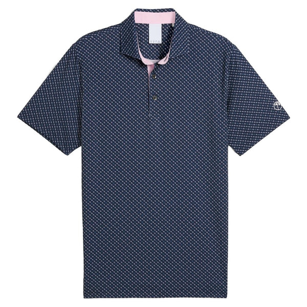 PUMA AP Micro Umbrellas Golf Polo Deep Navy - SS25 Men