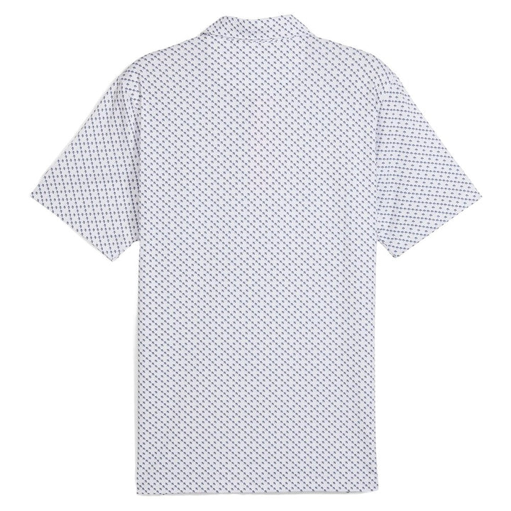 PUMA AP Micro Umbrellas Golf Polo White Glow - SS25 Men