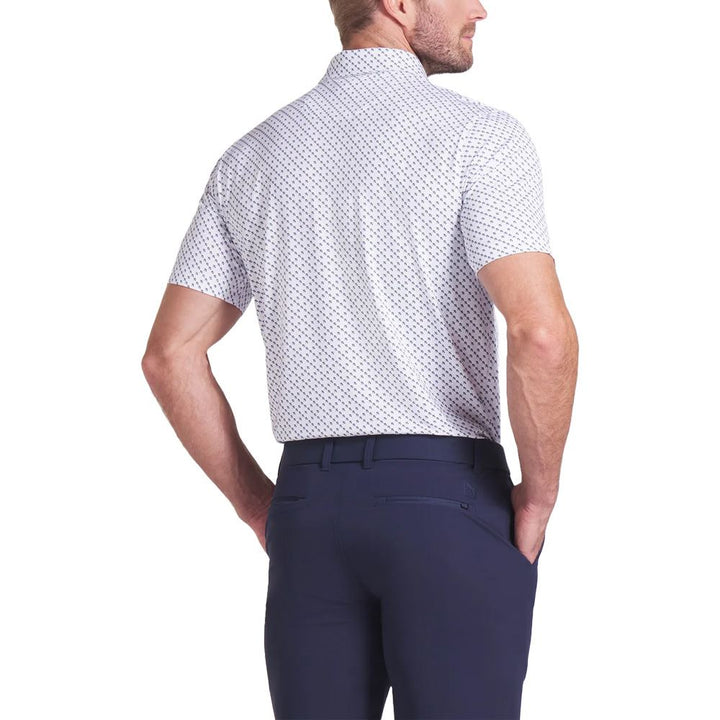 PUMA AP Micro Umbrellas Golf Polo White Glow - SS25 Men