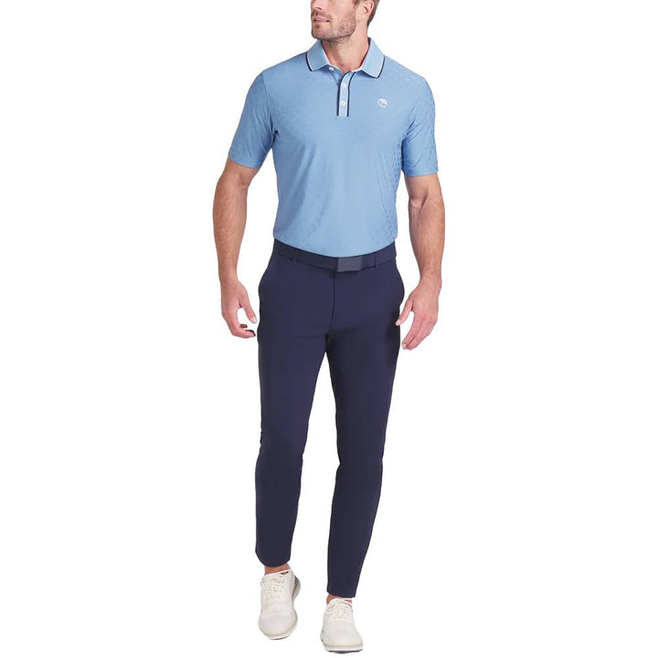 PUMA AP Tipped Jacquard Golf Polo Zen Blue - SS25 Men