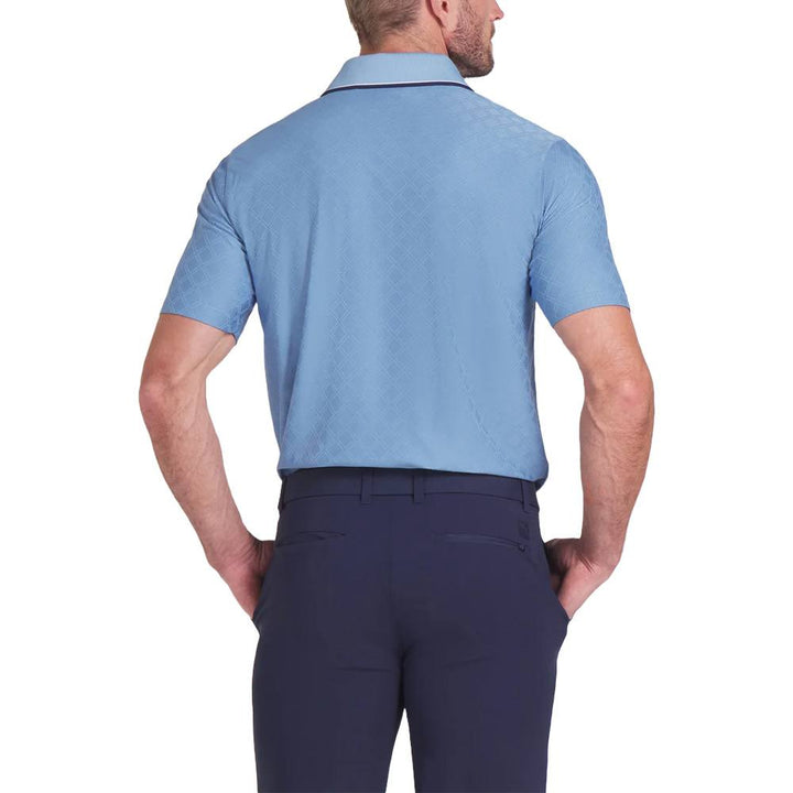 PUMA AP Tipped Jacquard Golf Polo Zen Blue - SS25 Men
