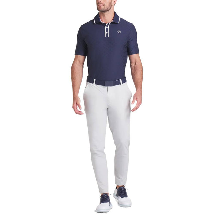 PUMA AP Tipped Jacquard Golf Polo Deep Navy - SS25 Men
