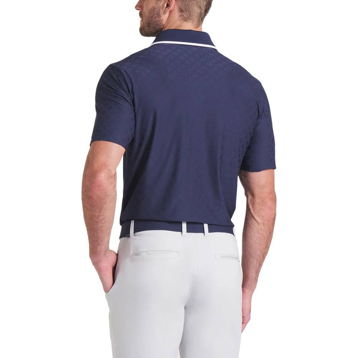 PUMA AP Tipped Jacquard Golf Polo Deep Navy - SS25 Men