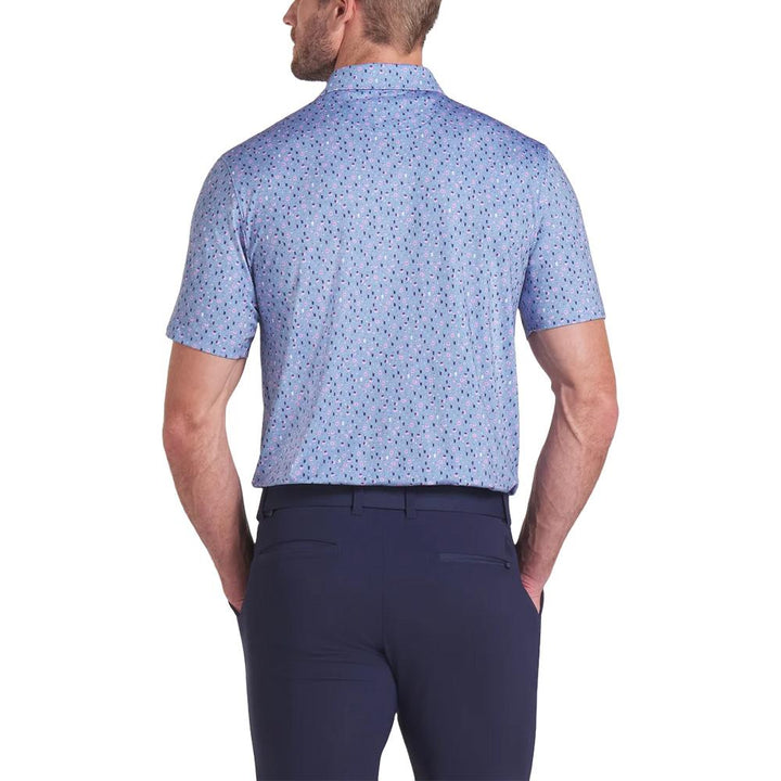PUMA AP Tea Time Golf Polo Zen Blue/Pale Pink - SS25 Men
