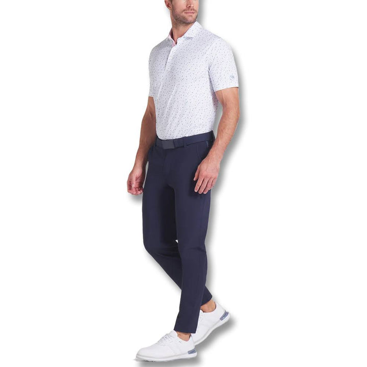 PUMA AP Tea Time Golf Polo White Glow/Zen Blue - SS25 Men