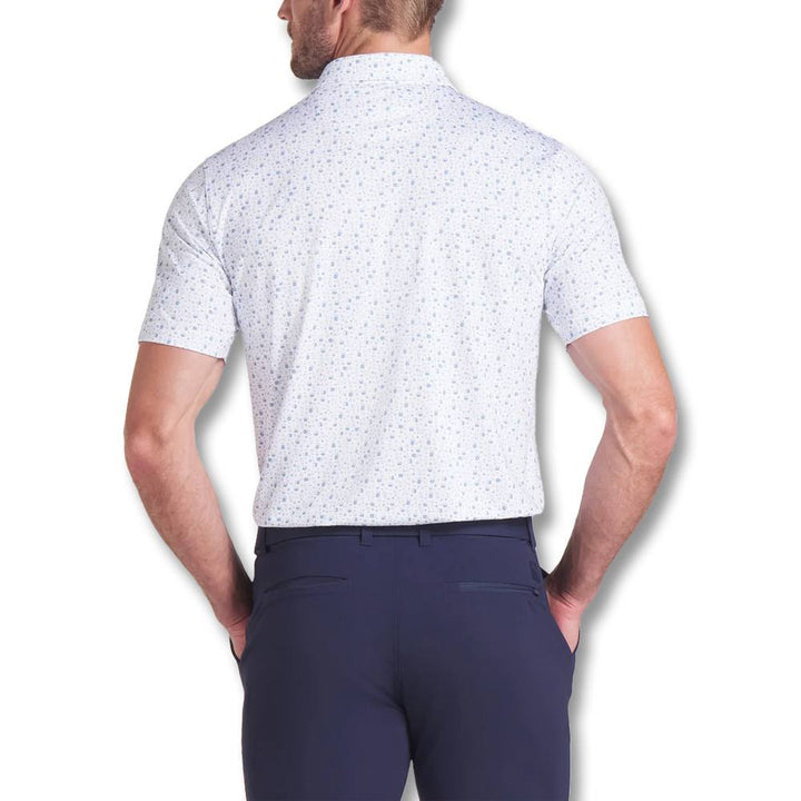 PUMA AP Tea Time Golf Polo White Glow/Zen Blue - SS25 Men