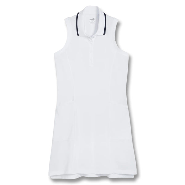 PUMA Everyday Pique Golf Dress White Glow - SS25 Women