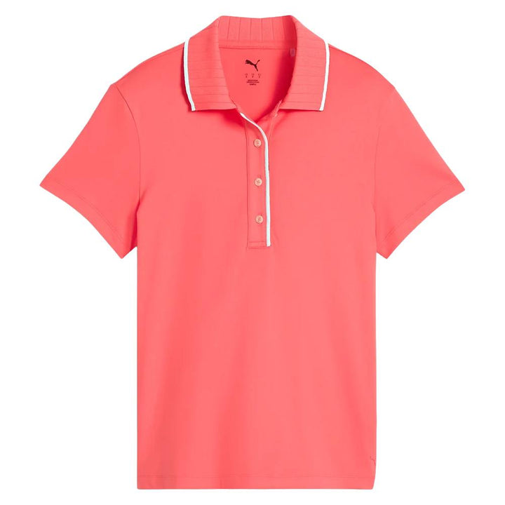 PUMA Cloudspun Bridges Golf Polo Peach Frost - SS25 Women