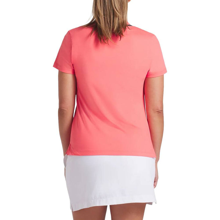 PUMA Cloudspun Bridges Golf Polo Peach Frost - SS25 Women