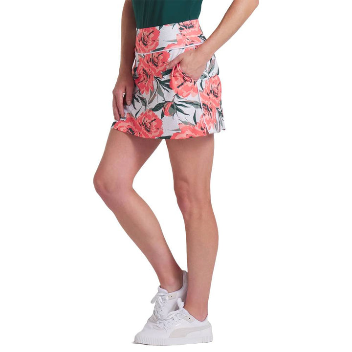 PUMA Blake Knit Beautiful Game Golf Skirt White Glow/Peach Frost - SS25 Women