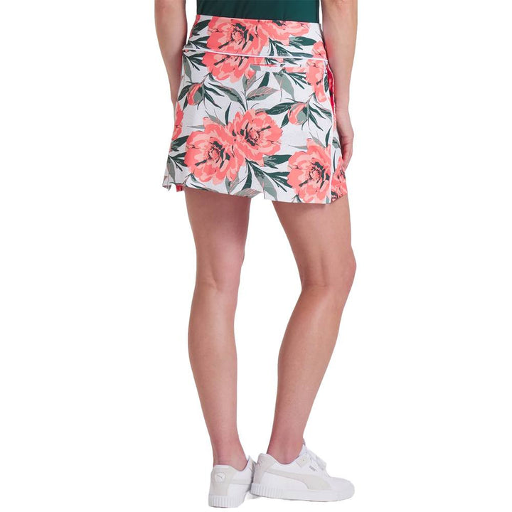 PUMA Blake Knit Beautiful Game Golf Skirt White Glow/Peach Frost - SS25 Women