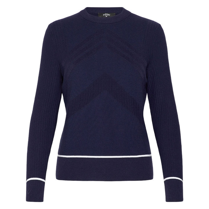 Callaway Multi-Stitch Chevron Golf Sweater (with Tipping) Peacoat - SP25 Women
