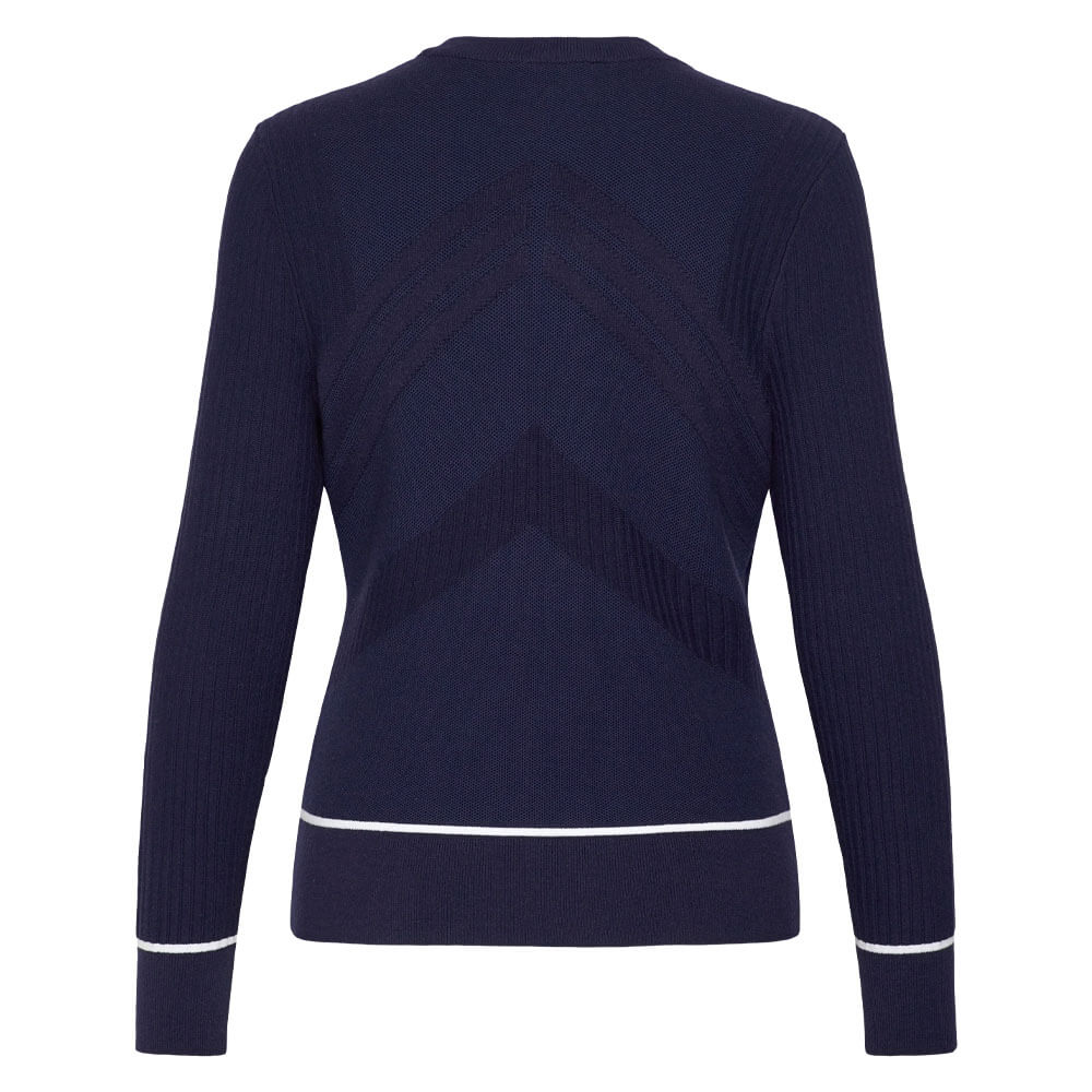 Callaway Multi-Stitch Chevron Golf Sweater (with Tipping) Peacoat - SP25 Women
