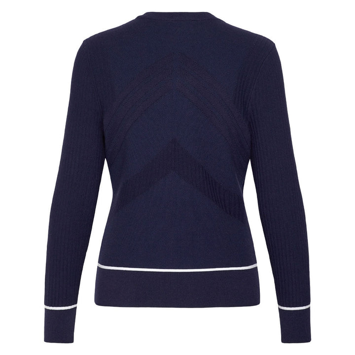 Callaway Multi-Stitch Chevron Golf Sweater (with Tipping) Peacoat - SP25 Women