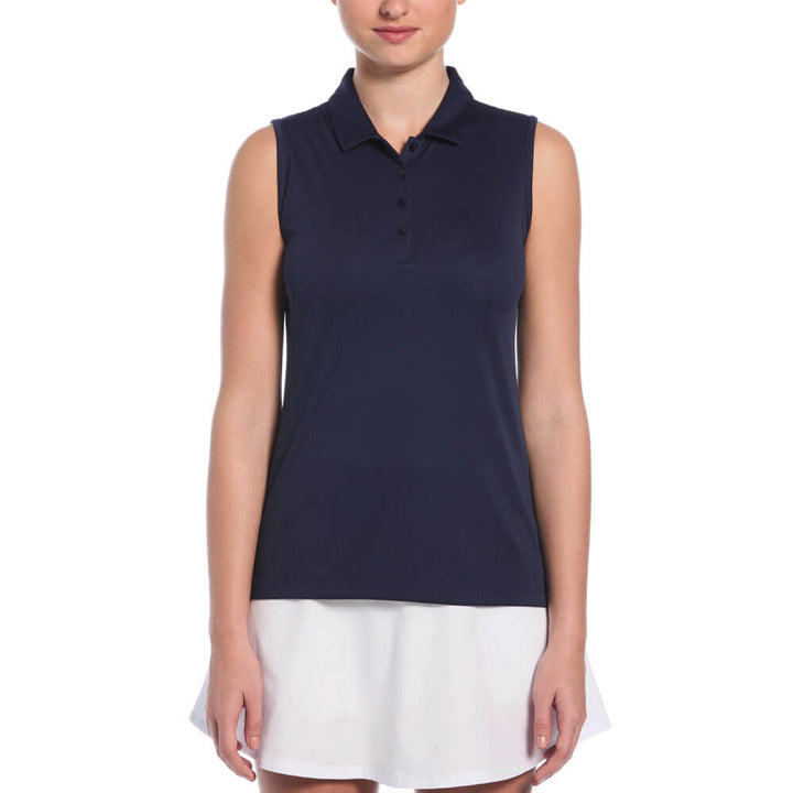 Callaway Sleeveless Tournament Golf Polo Peacoat - SP25 Women