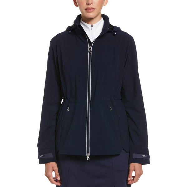 Callaway Wind and Water Resistant Golf Jacket (with Packable Hood) Peacoat - SP25 Women