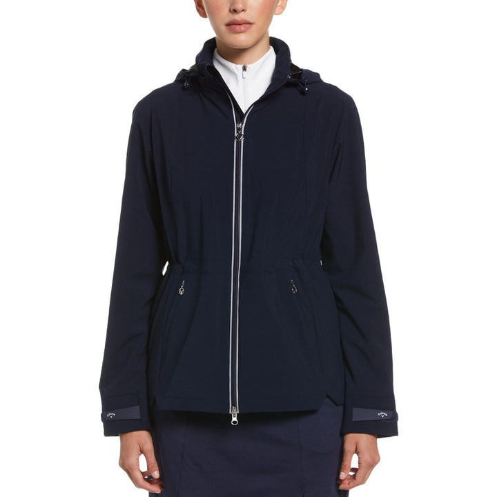 Callaway Wind and Water Resistant Golf Jacket (with Packable Hood) Peacoat - SP25 Women
