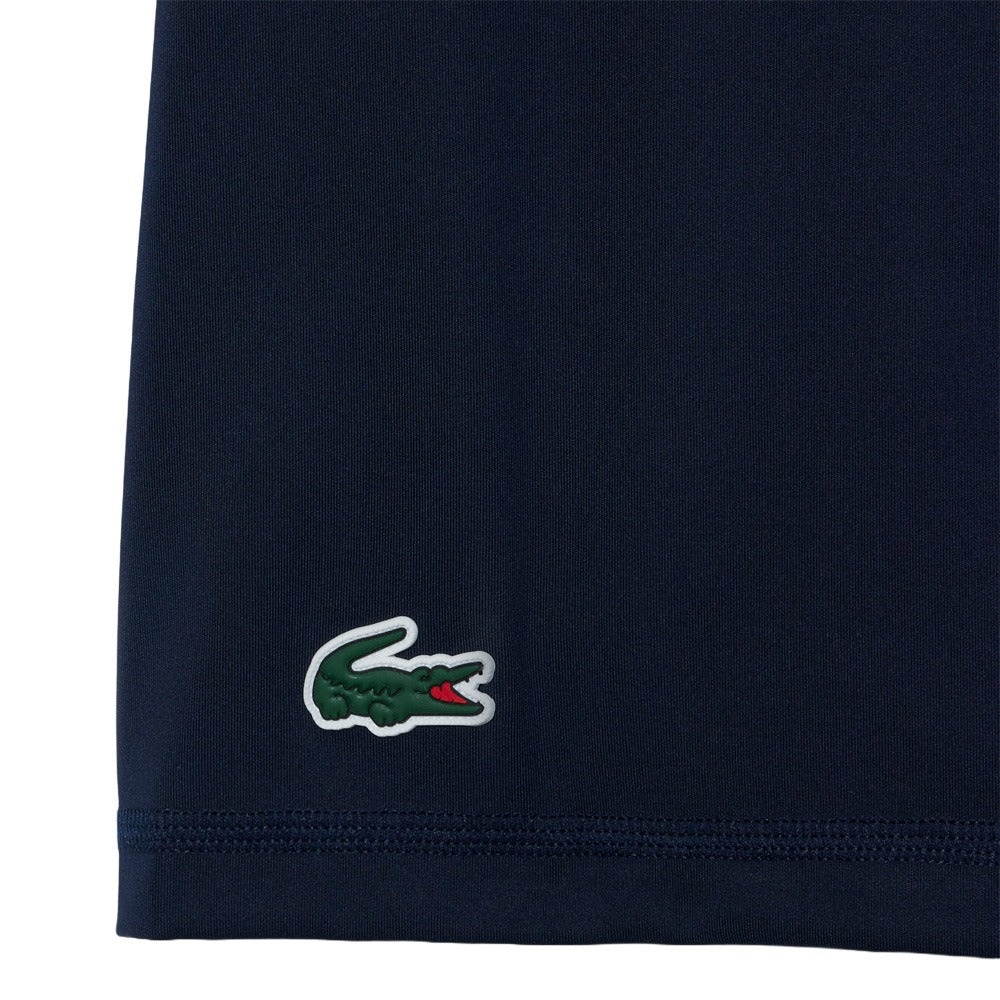Lacoste Ultra Dry Heritage Trim Sleeveless Golf Dress Navy Blue/White/Navy Blue - SS25 Women