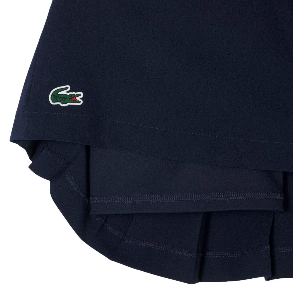Lacoste Ultra Dry Lined Golf Skirt Navy Blue - SS25 Women