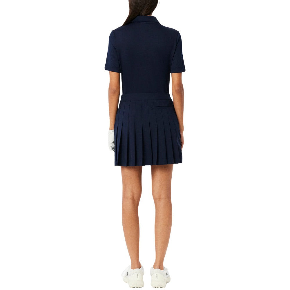 Lacoste Ultra Dry Lined Golf Skirt Navy Blue - SS25 Women