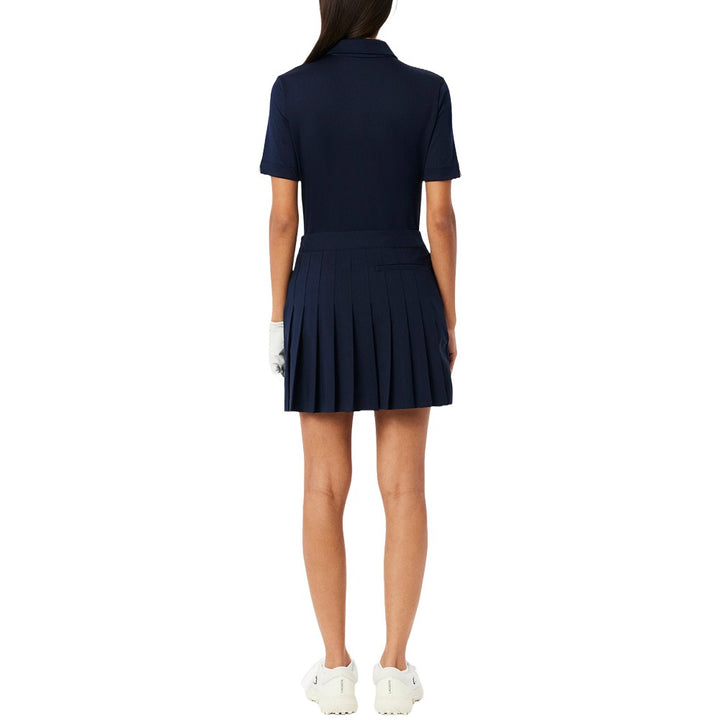 Lacoste Ultra Dry Lined Golf Skirt Navy Blue - SS25 Women