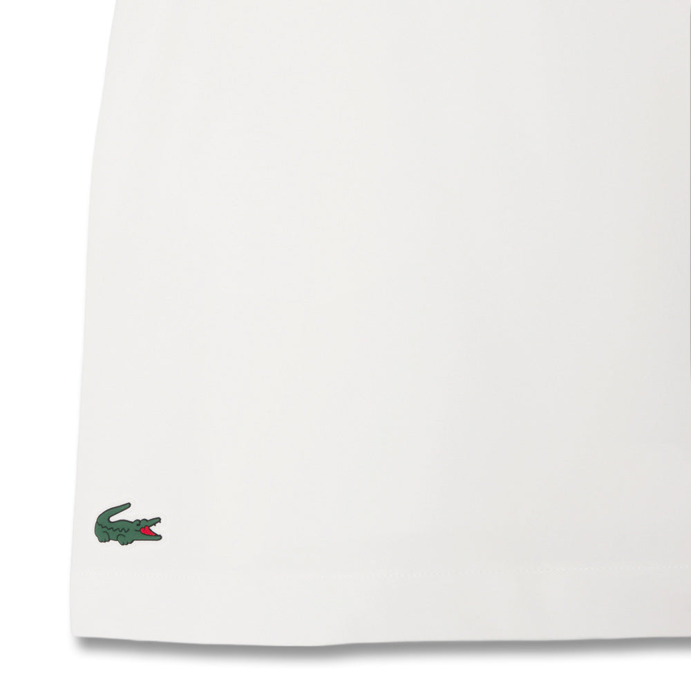 Lacoste Ultra Dry Lined Golf Skirt White - SS25 Women
