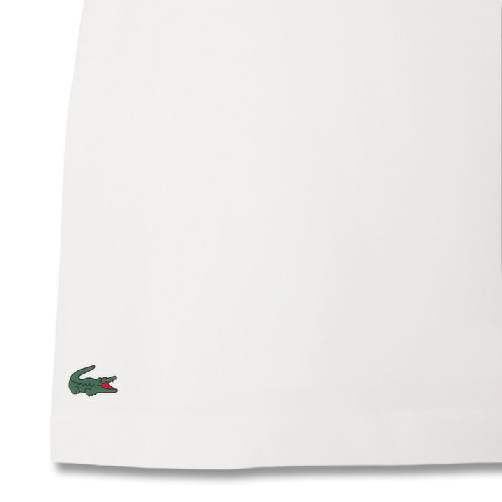 Lacoste Ultra Dry Lined Golf Skirt White - SS25 Women
