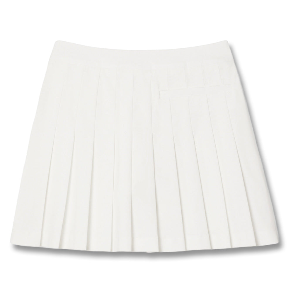 Lacoste Ultra Dry Lined Golf Skirt White - SS25 Women