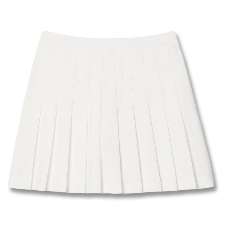 Lacoste Ultra Dry Lined Golf Skirt White - SS25 Women