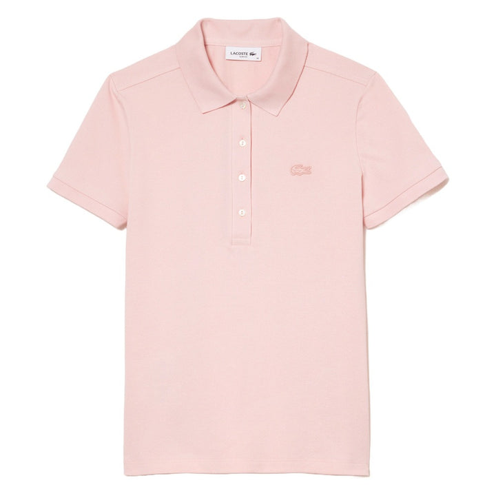 Lacoste L.12.D Slim Fit Stretch Mini Pique Golf Polo Light Pink - SS25 Women