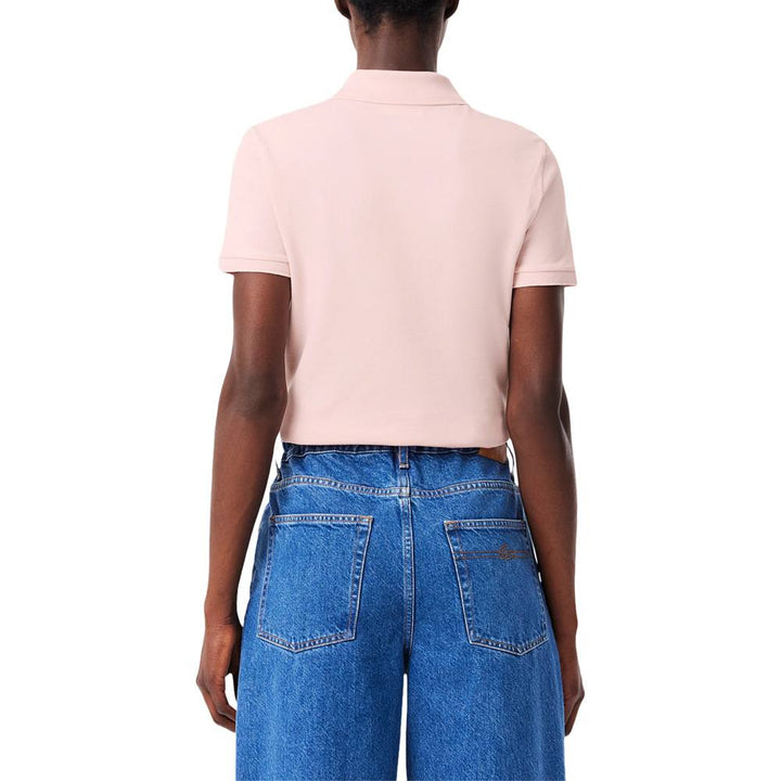 Lacoste L.12.D Slim Fit Stretch Mini Pique Golf Polo Light Pink - SS25 Women