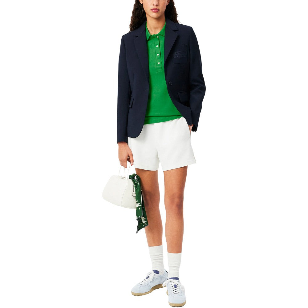 Lacoste L.12.D Slim Fit Stretch Mini Pique Golf Polo Green - SS25 Women