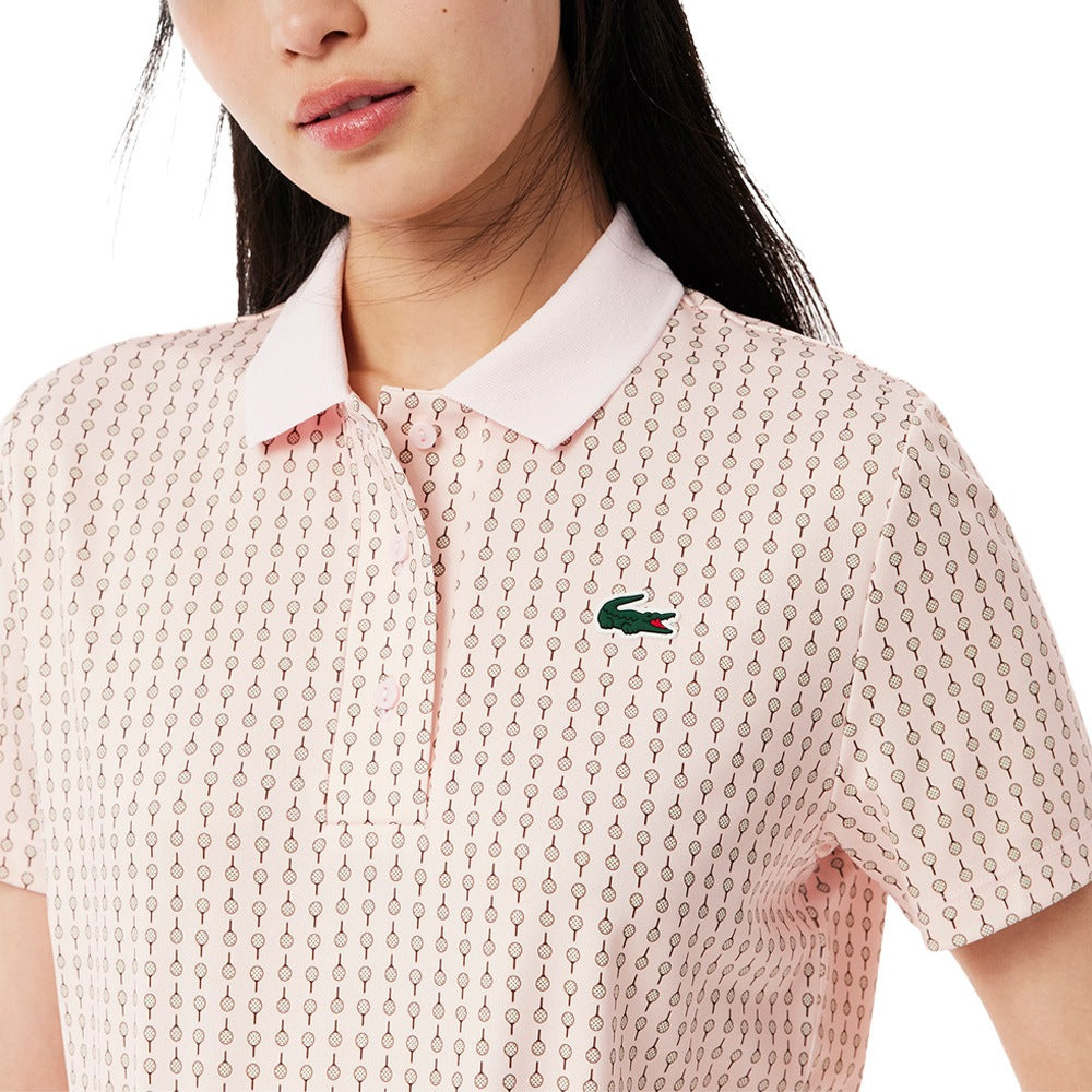 Lacoste Regular Fit UV Protect Golf Polo Light Pink - SS25 Women