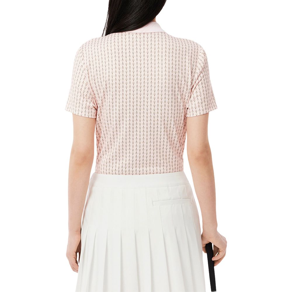Lacoste Regular Fit UV Protect Golf Polo Light Pink - SS25 Women