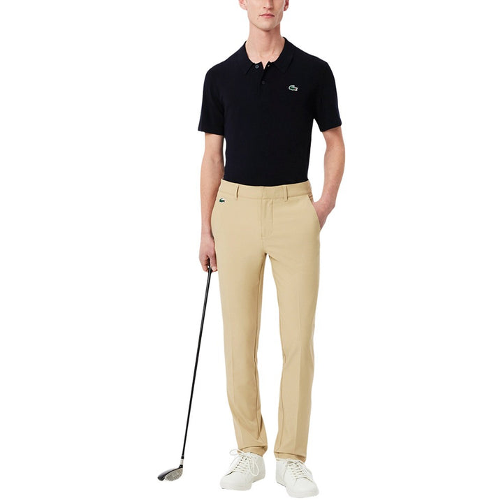 Lacoste Shortsleeve Collar Sweater Golf Polo Navy Blue - SS25 Men