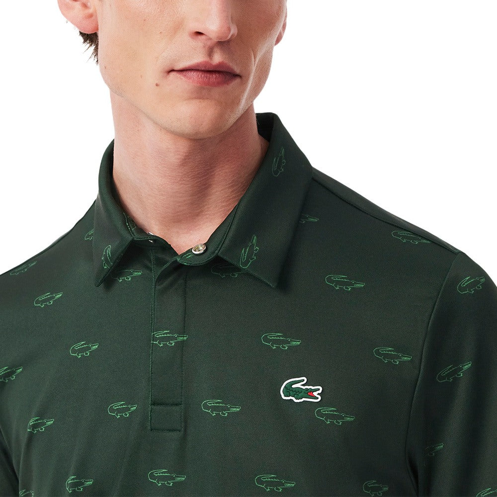 Lacoste Regular Fit UV Protect Golf Polo Green - SS25 Men