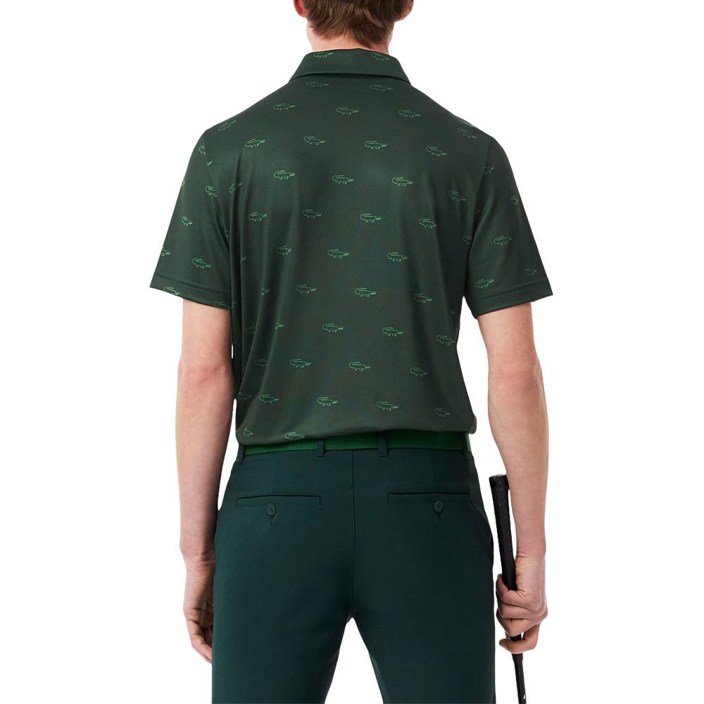 Lacoste Regular Fit UV Protect Golf Polo Green - SS25 Men