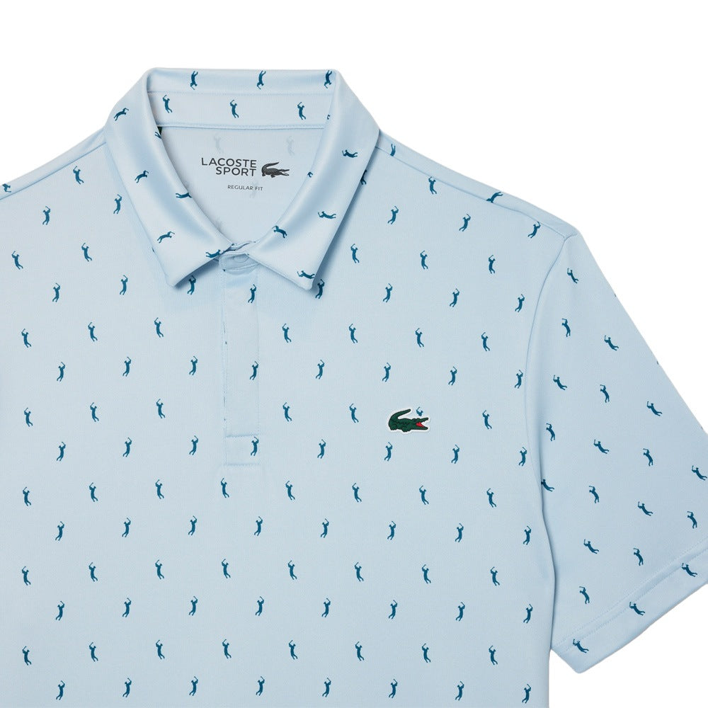 Lacoste Regular Fit UV Protect Golf Polo Light Blue - SS25 Men