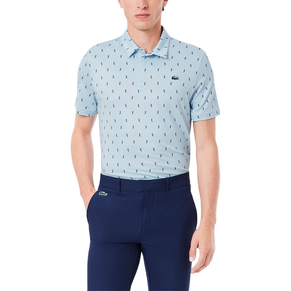 Lacoste Regular Fit UV Protect Golf Polo Light Blue - SS25 Men