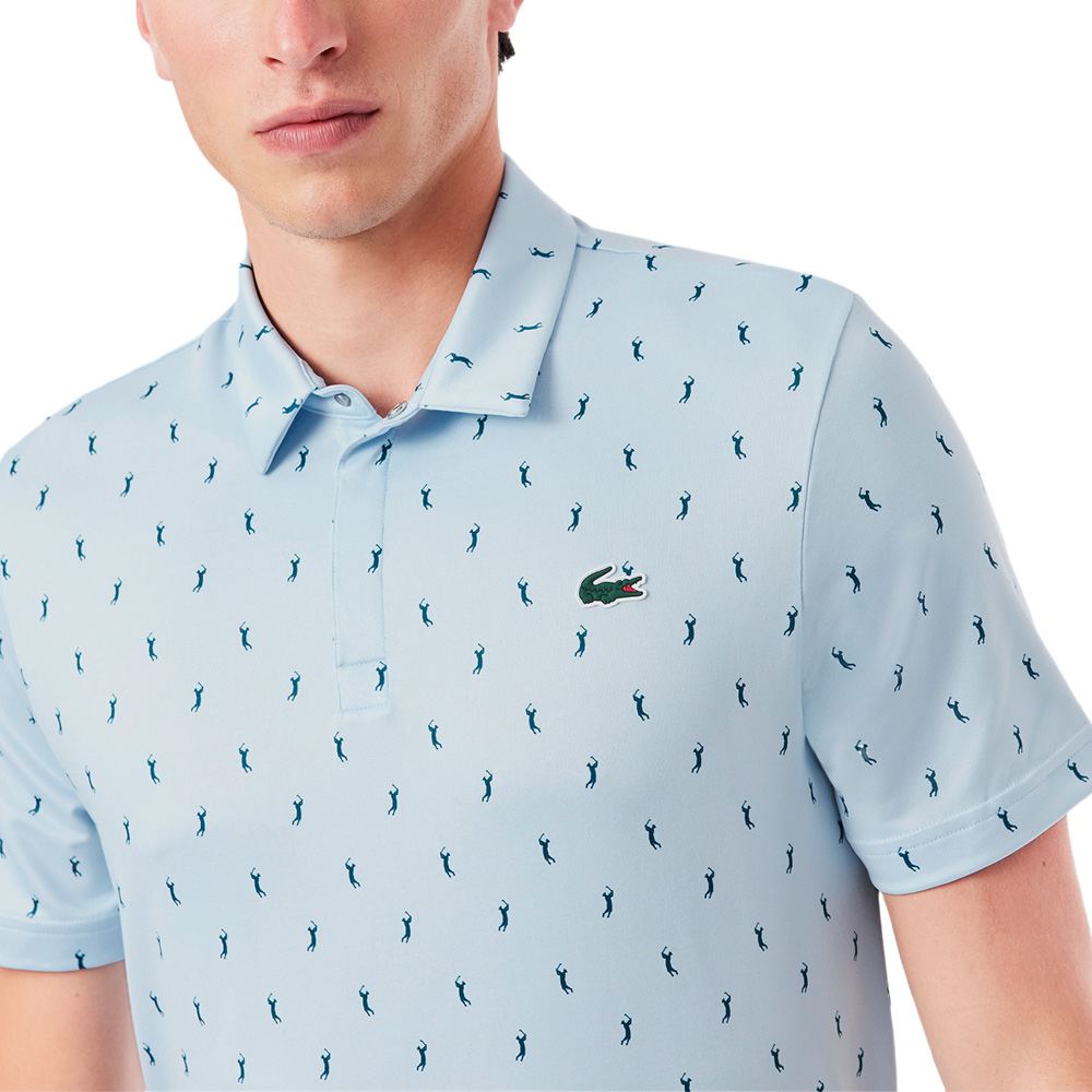 Lacoste Regular Fit UV Protect Golf Polo Light Blue - SS25 Men