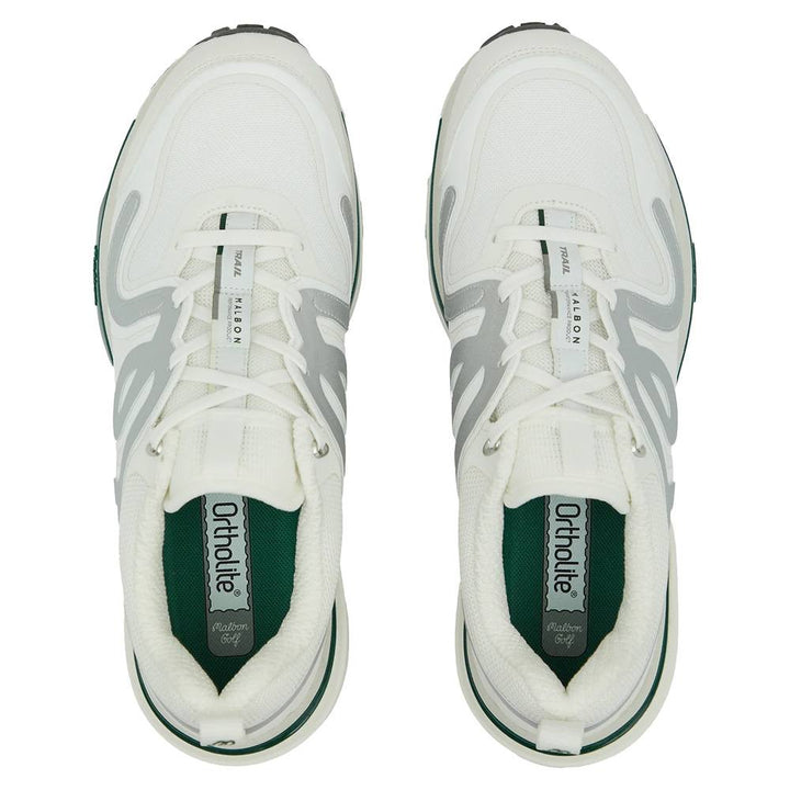 Malbon Trail Spikeless Golf Shoes White - FW24 Men