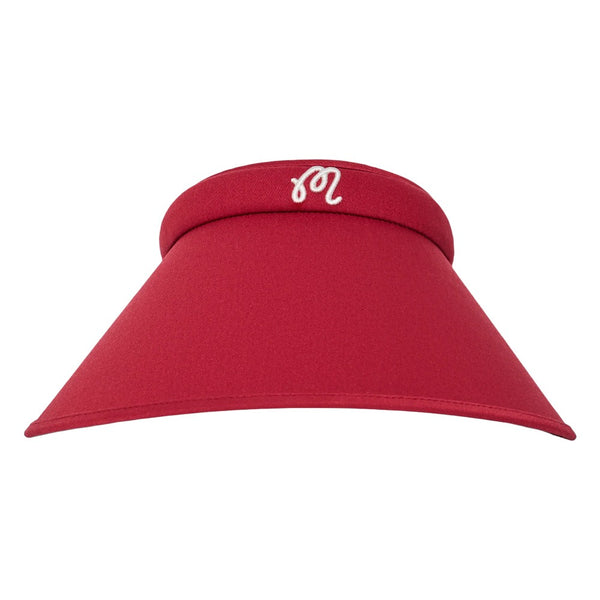 Malbon Claire Golf Visor Garnet - SS25 Women