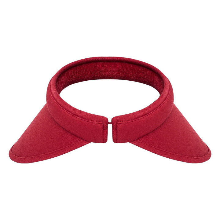 Malbon Claire Golf Visor Garnet - SS25 Women
