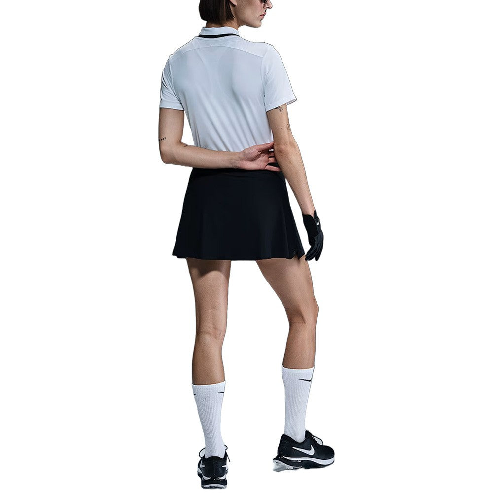 Nike Dri-FIT Tour Shortsleeve Golf Polo White/Black/Black - FW25 Women