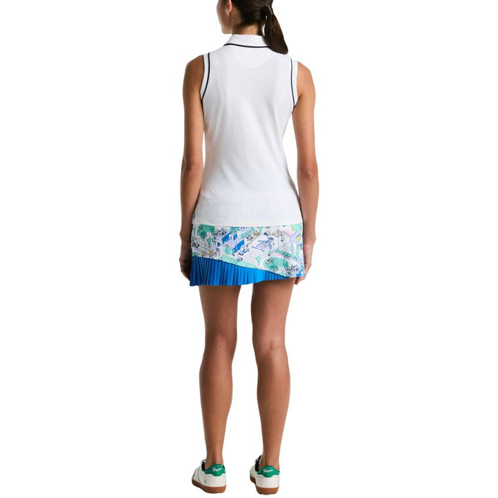 Original Penguin Elastic Pleats Palm Springs Golf Skort Bright White - SP25 Women