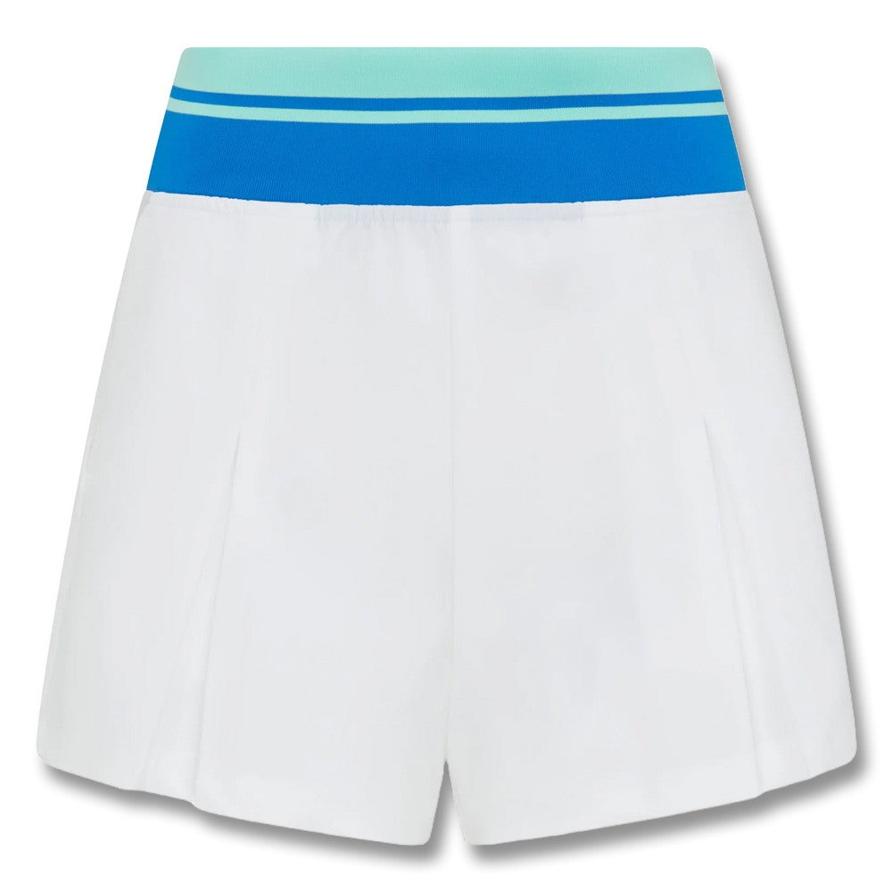 Original Penguin High Waisted Color Block Golf Shorts Bright White - SP25 Women
