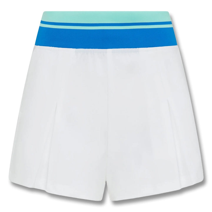 Original Penguin High Waisted Color Block Golf Shorts Bright White - SP25 Women